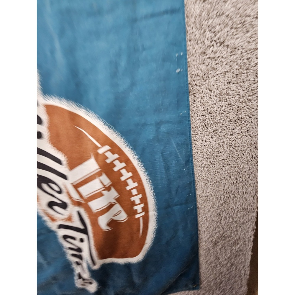 Vintage Miller Lite Time Beer Jaguars NFL Flag 60x31 1998 Vanguard Visual RARE - Picture 9 of 13